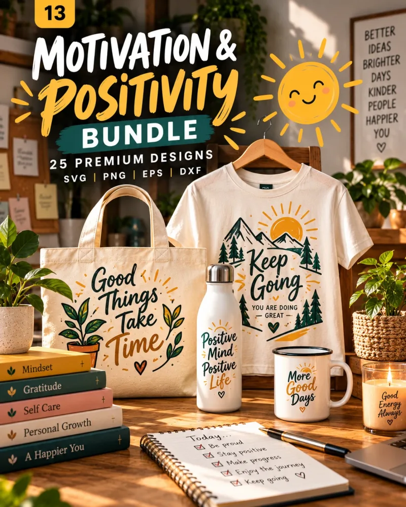 Motivation & Positivity Bundle preview